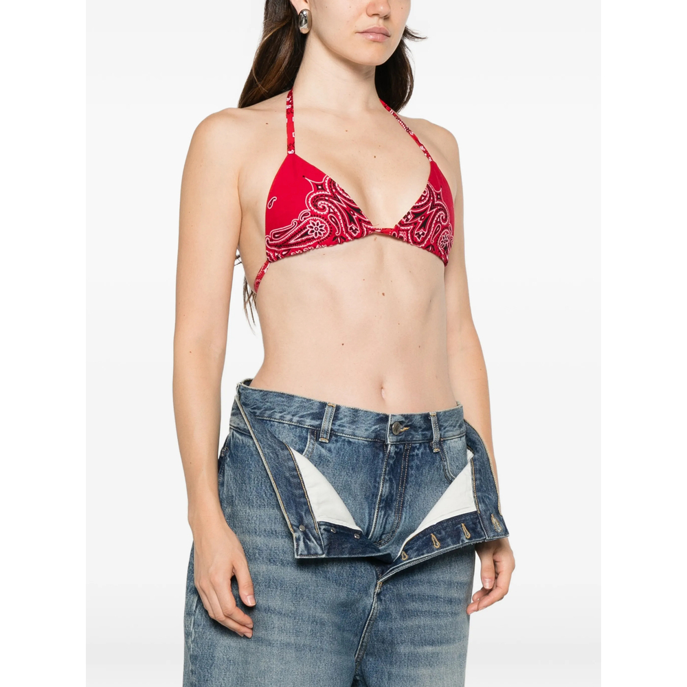 Re/Done Paisley-Print Top