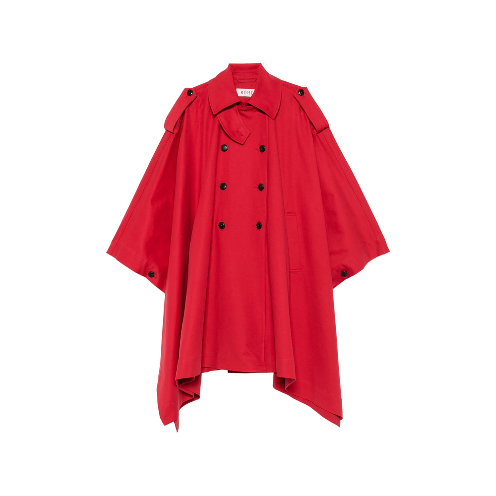 Róhe Double-breasted Asymmetric-hem Coat