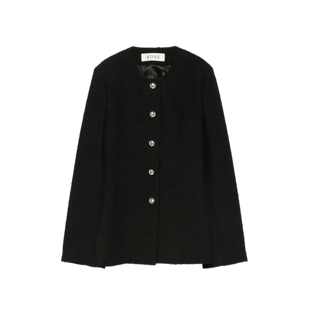 Róhe Button-fastening Bouclé Jacket