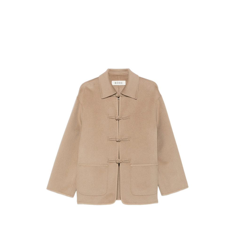 Róhe Mandarin-Fastening Jacket