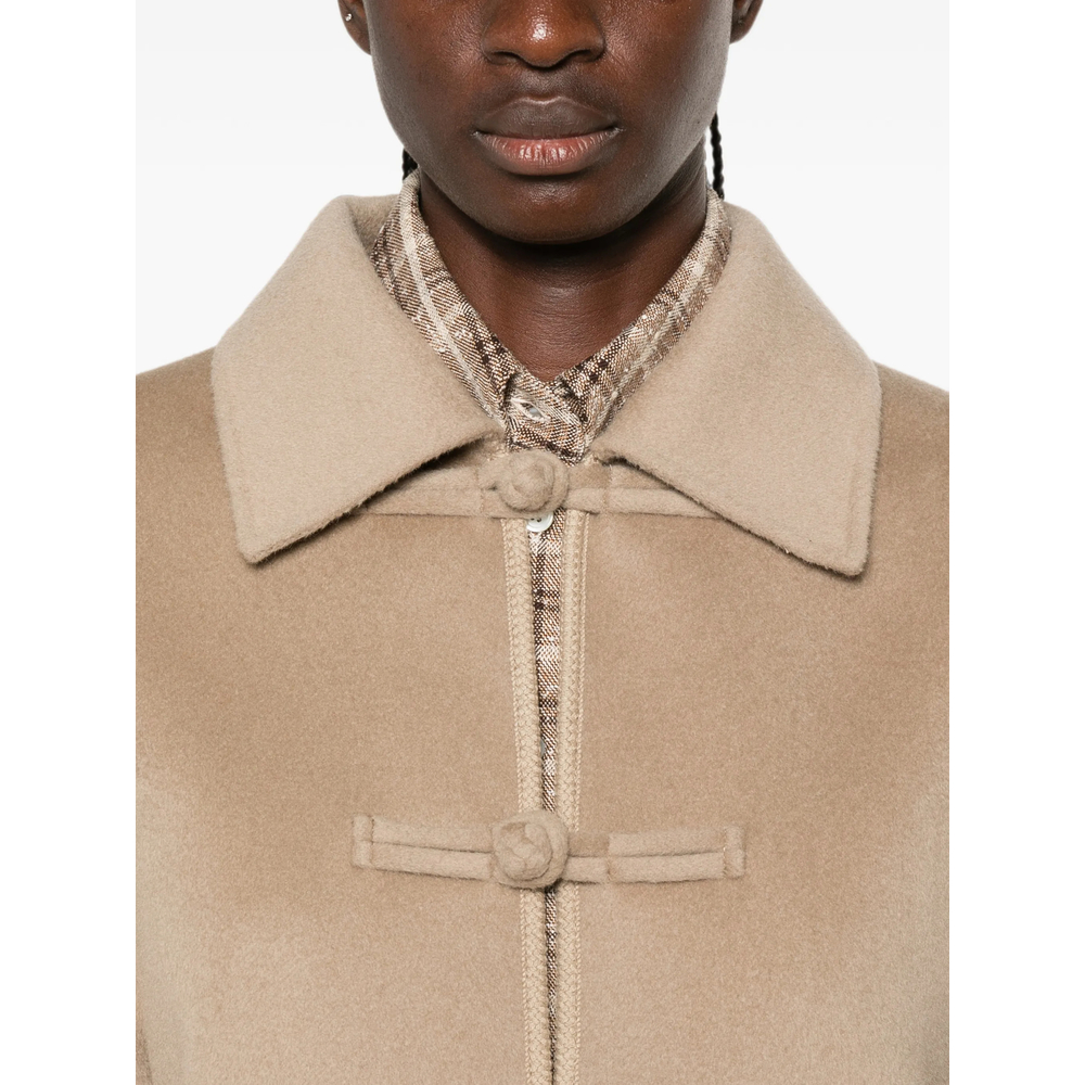 Róhe Mandarin-Fastening Jacket