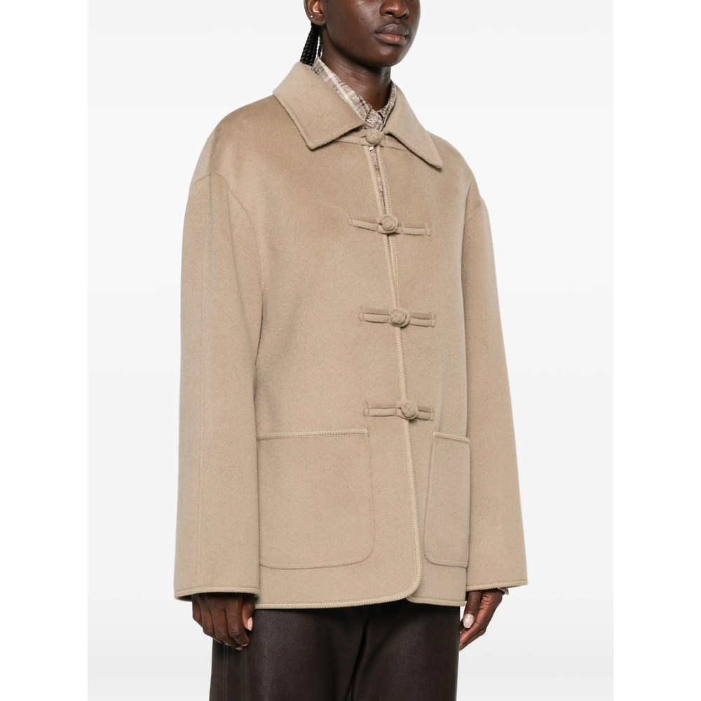 Róhe Mandarin-Fastening Jacket