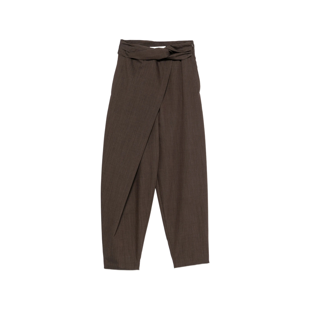 Róhe Wrap-style Twist-detail Trousers