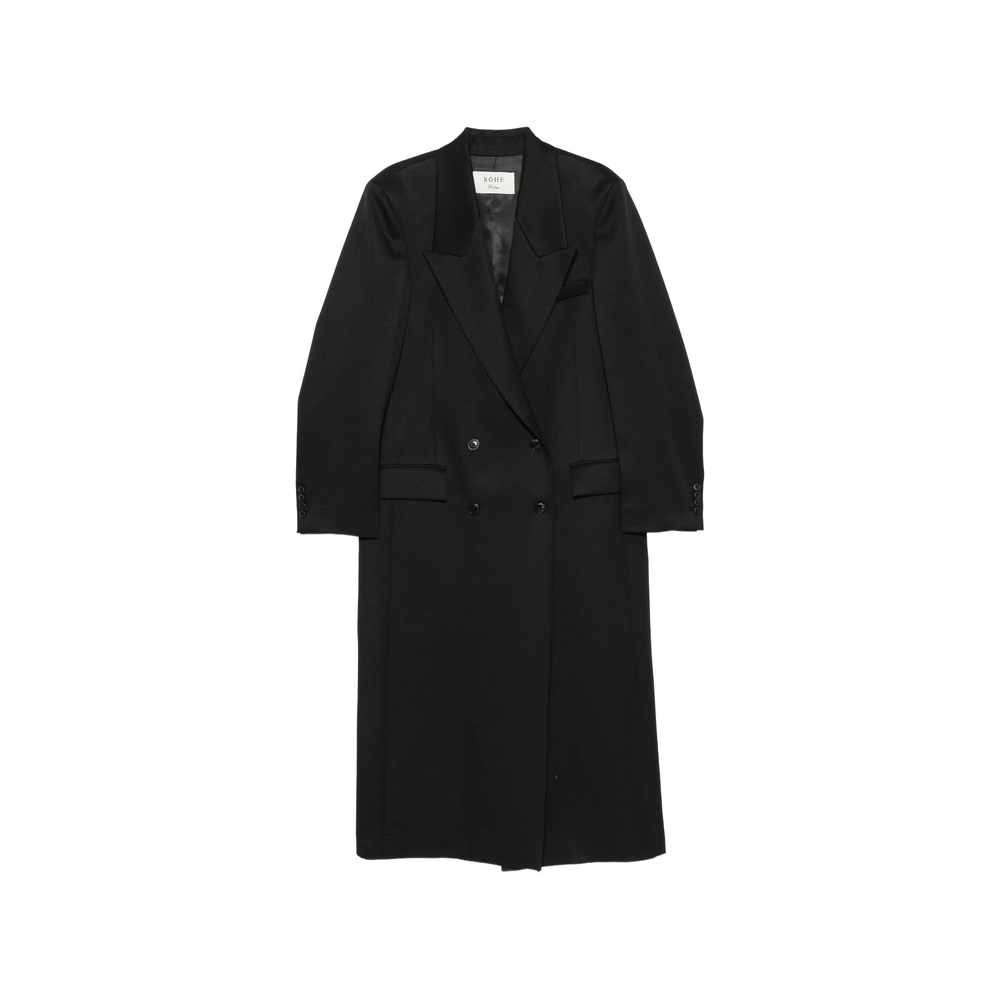 Róhe Double-breasted Peaked-lapel Coat