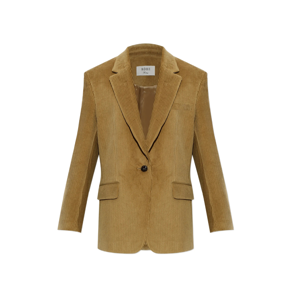 Róhe Corduroy Single-vent Blazer
