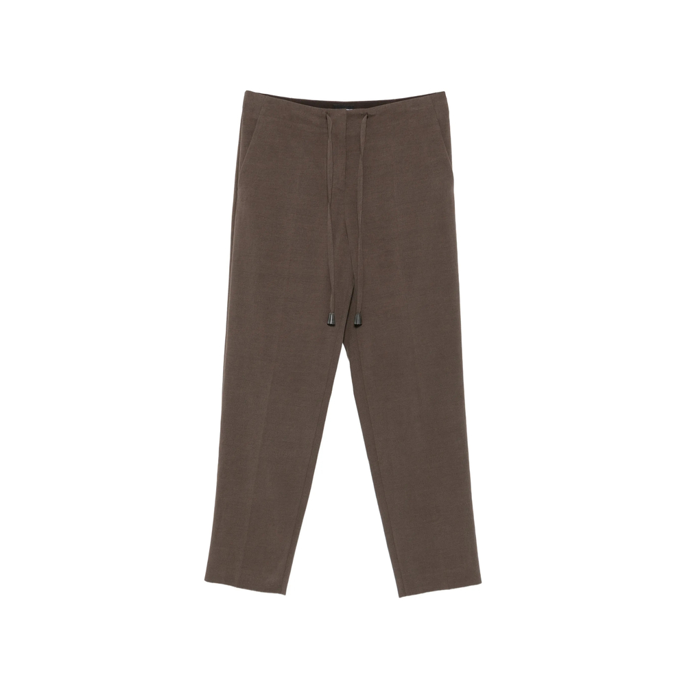 Giorgio Armani Drawstring Straight-leg Trousers