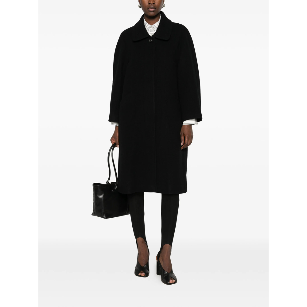 Button-Up Collared Coat