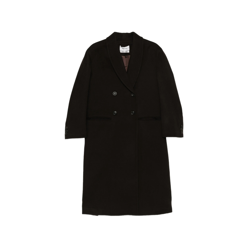 Double-Breasted Shawl-Collar Coat