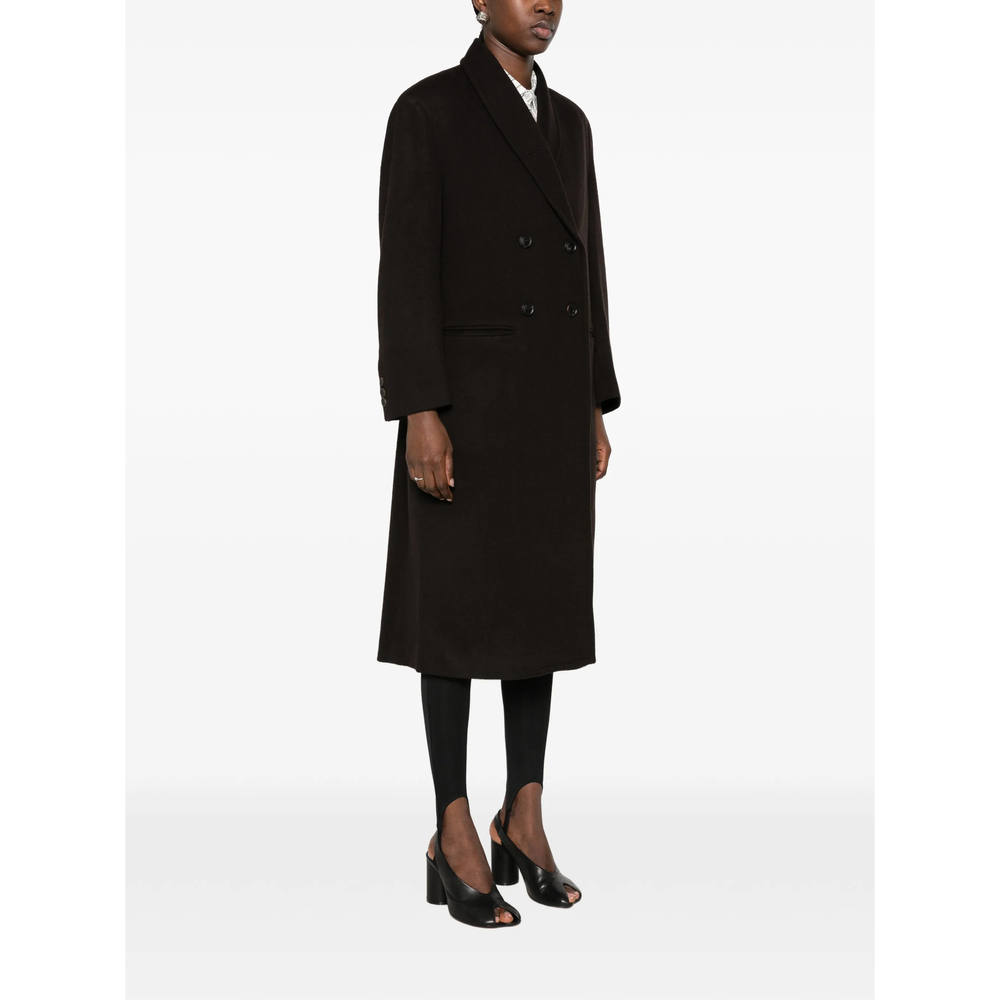 Double-Breasted Shawl-Collar Coat
