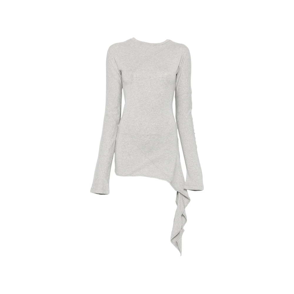 Draped Long-Sleeve T-Shirt