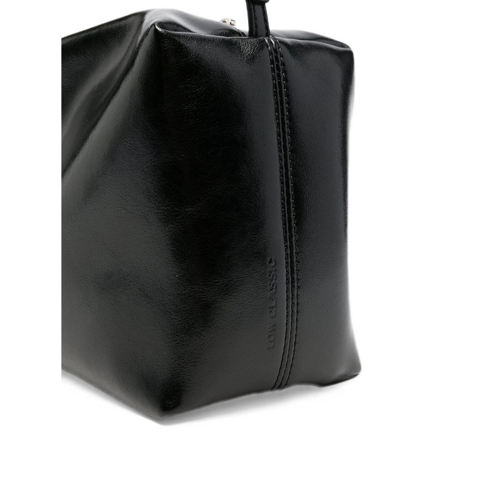 Glossy-Finish Shoulder Bag