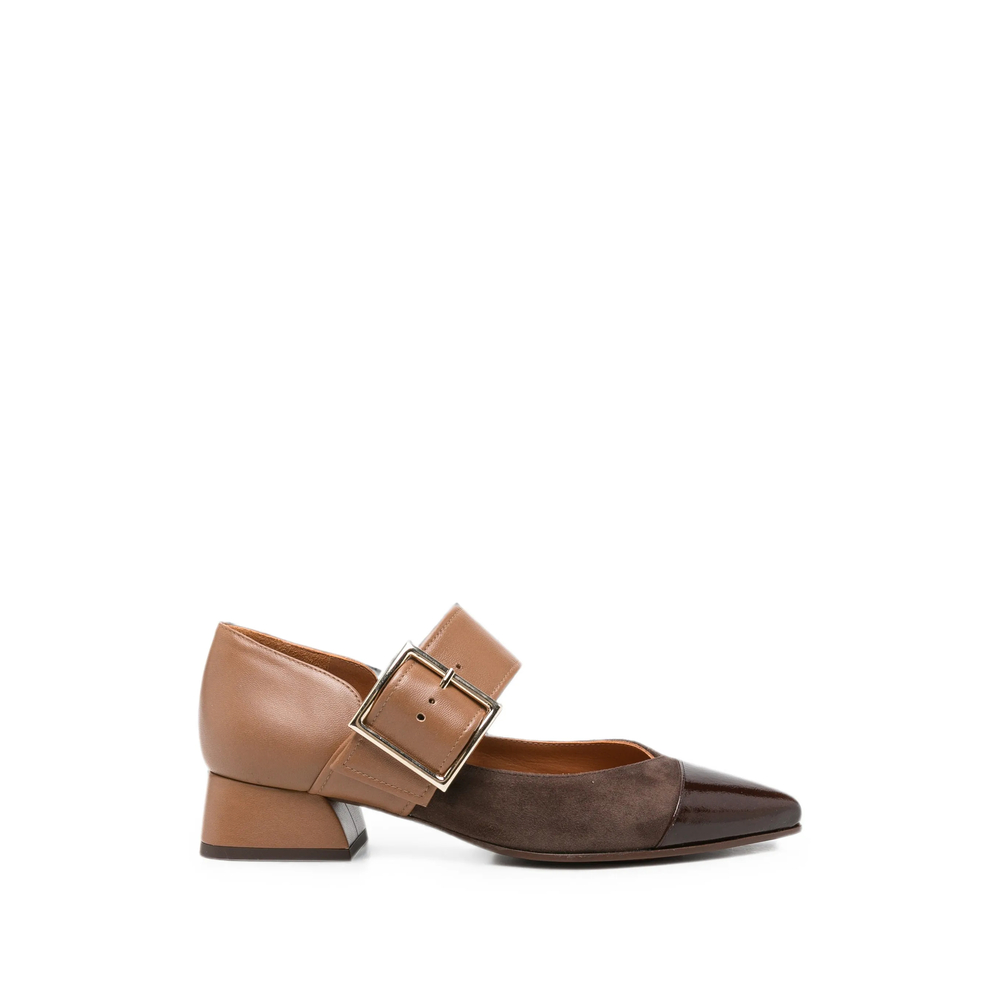 Chie Mihara Hebas Buckle-strap Pointed-toe Pumps