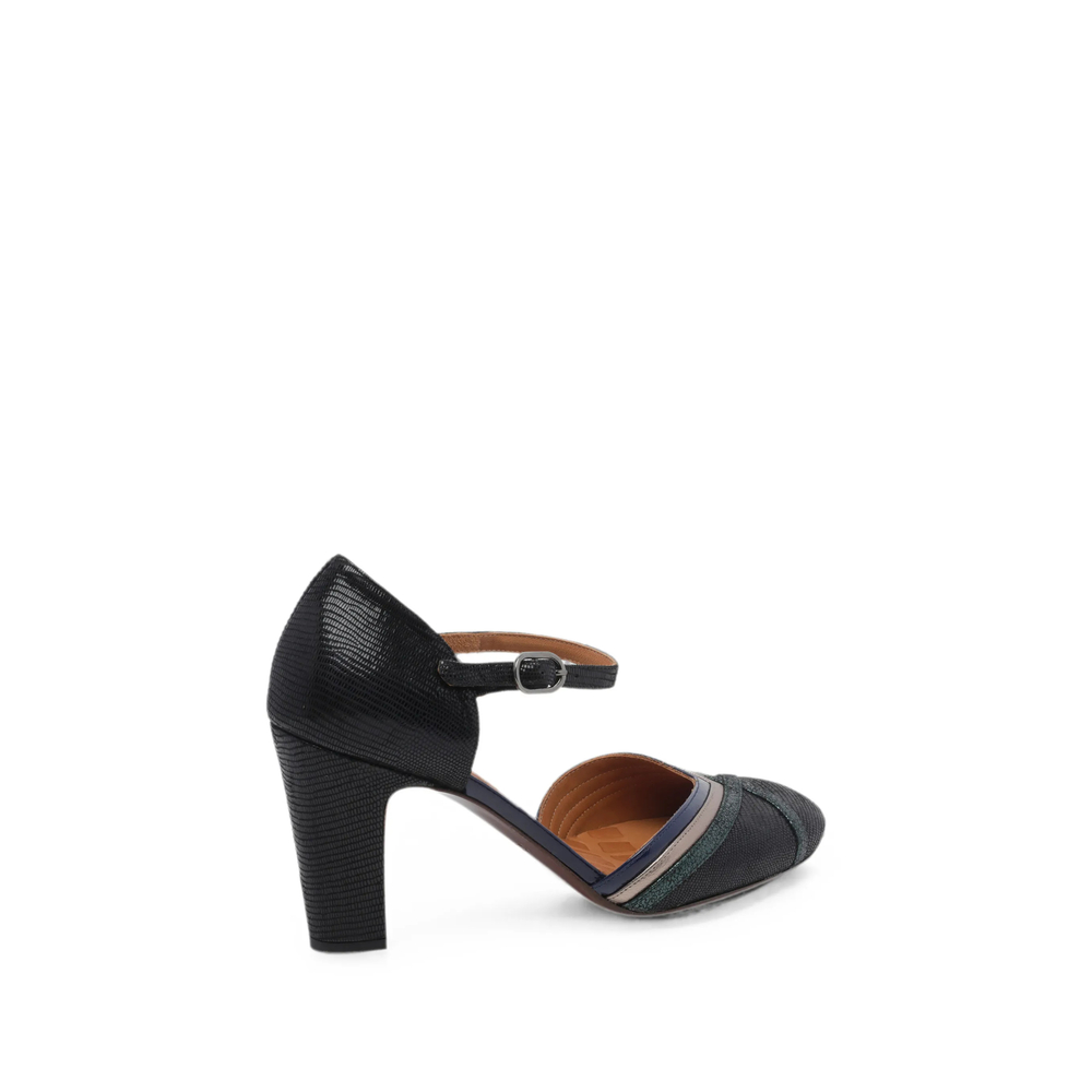 Mirka Lizard-Effect Pumps