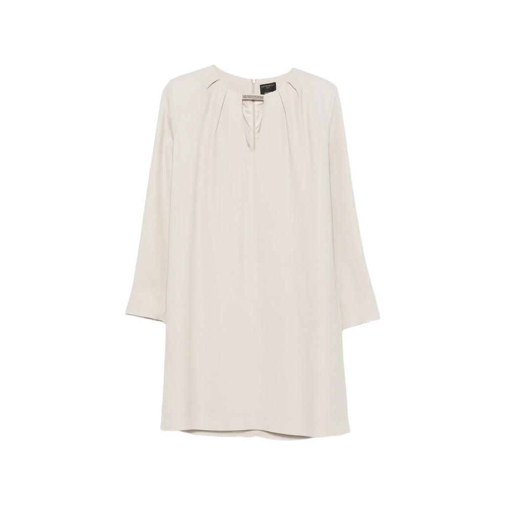 Antonelli Firenze Lidia Cut-out Pleated-detail Dress