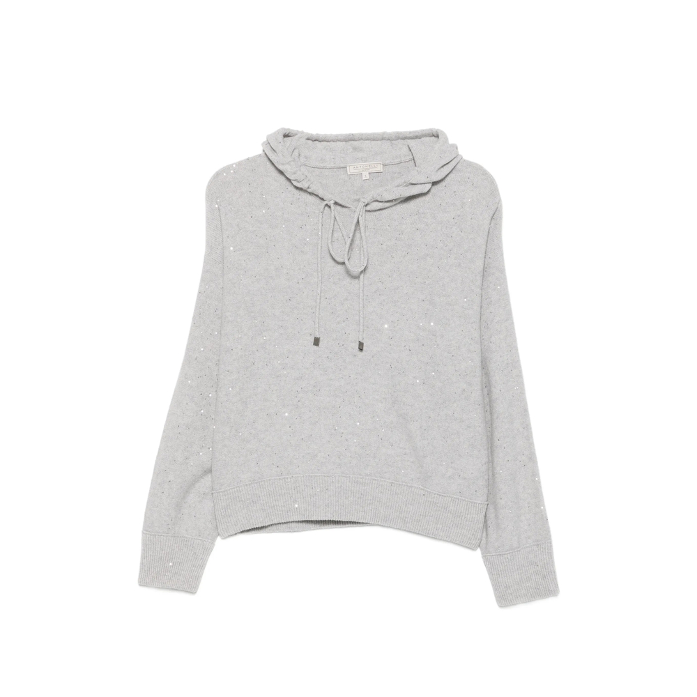 Antonelli Firenze Sequin-embellished Drawstring Hoodie