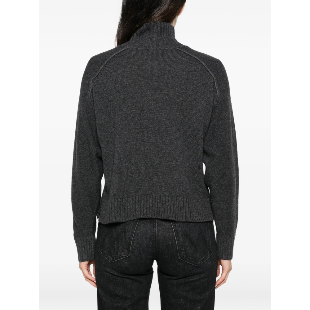 Tirolo High-Neck Raglan-Sleeve Sweater