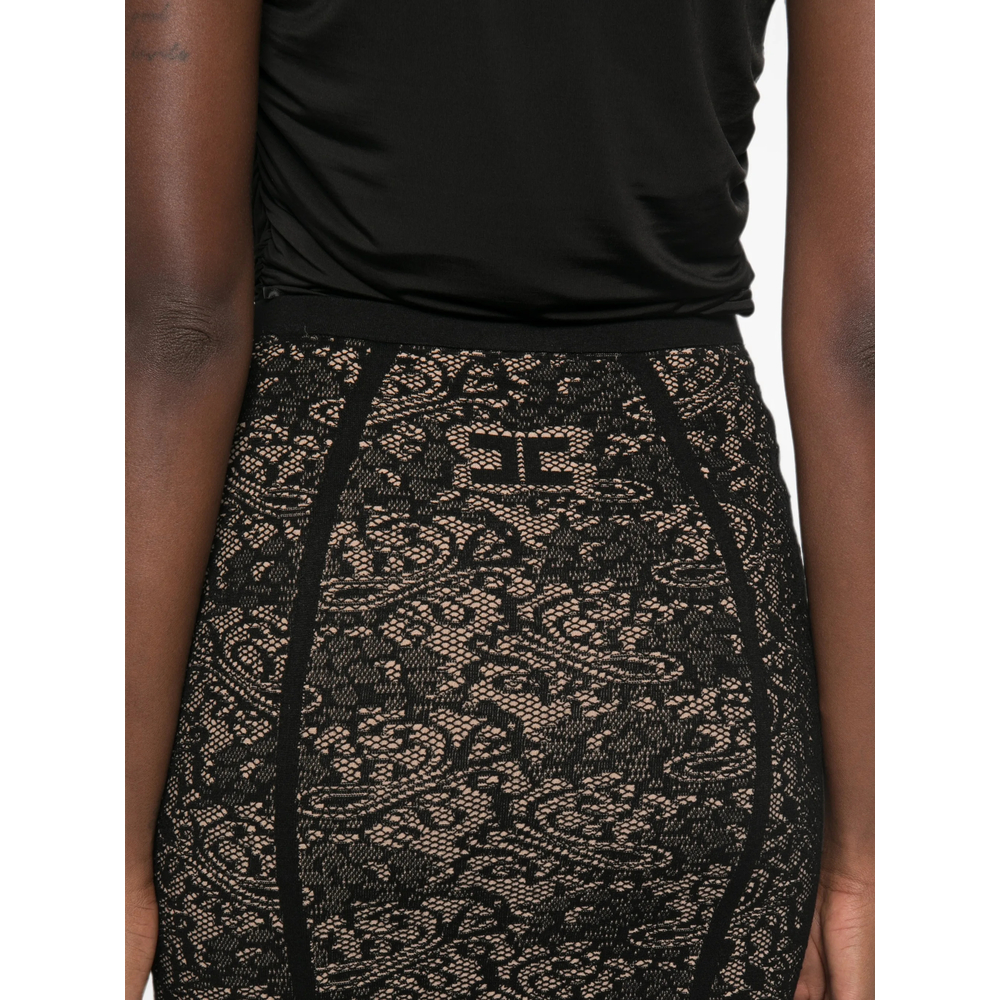 Logo-Patterned Jacquard-Knit Midi
