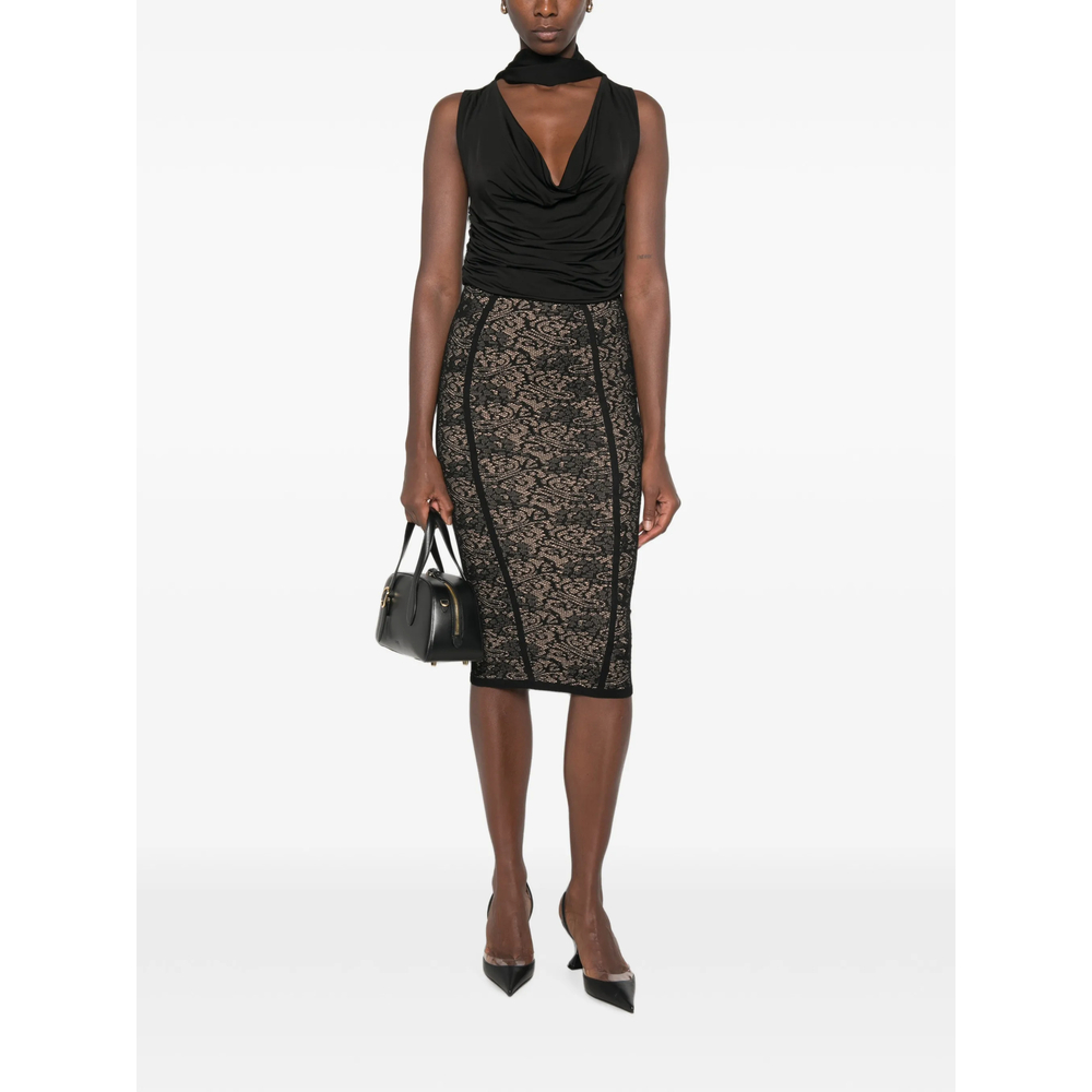 Logo-Patterned Jacquard-Knit Midi