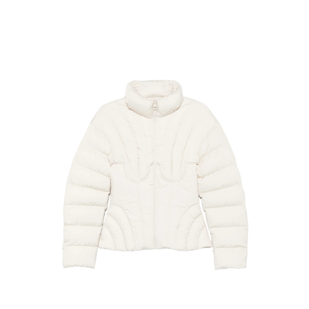 Quilted High-Neck Jacket