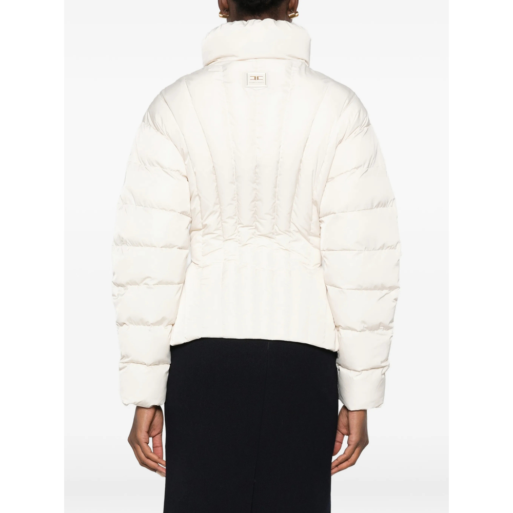 Quilted High-Neck Jacket