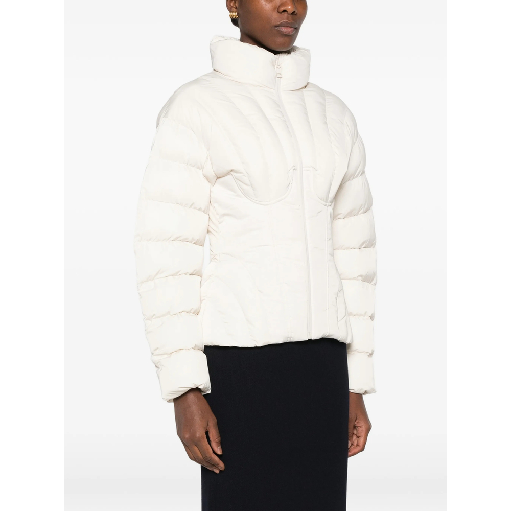 Quilted High-Neck Jacket
