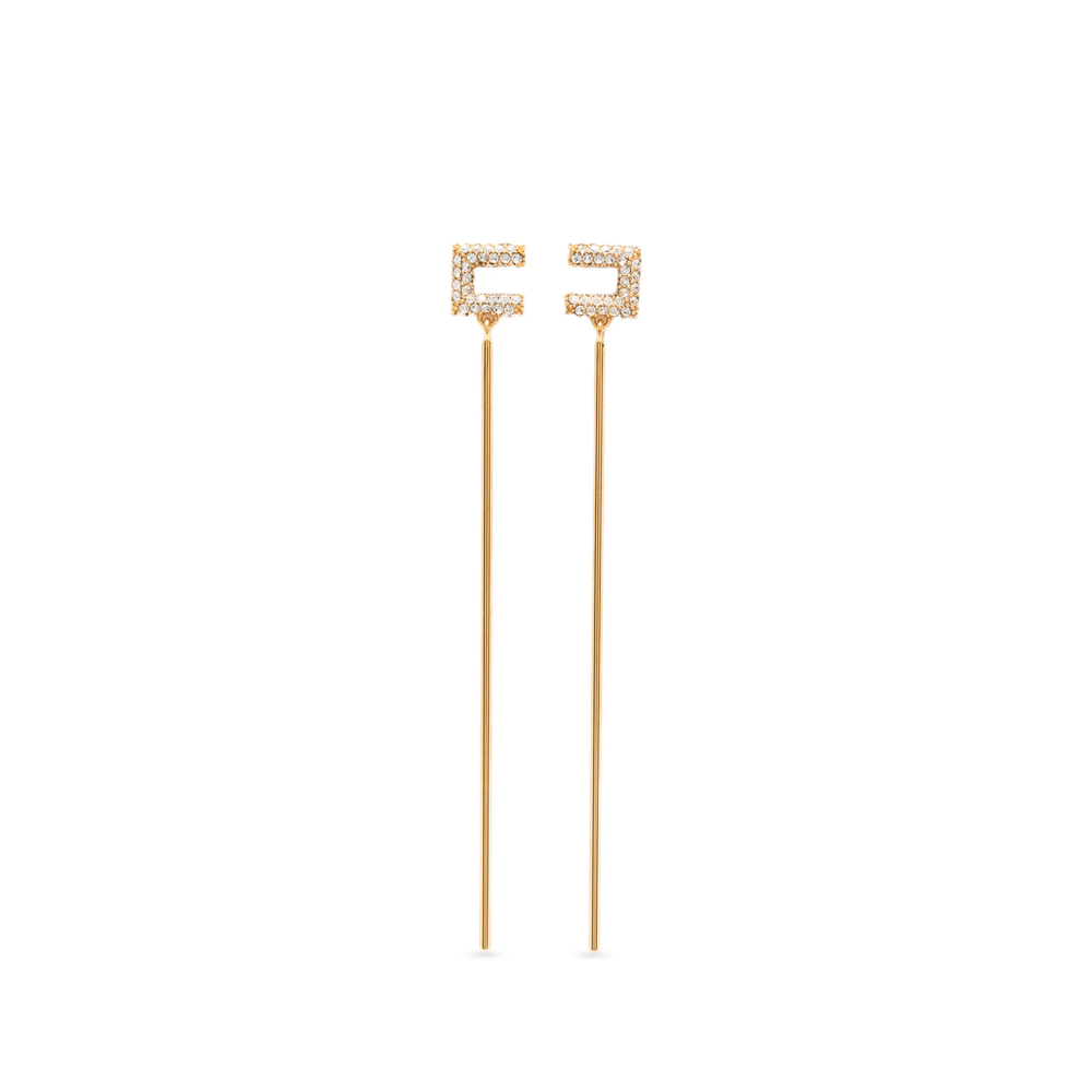 Elisabetta Franchi Earrings With Rhinestones