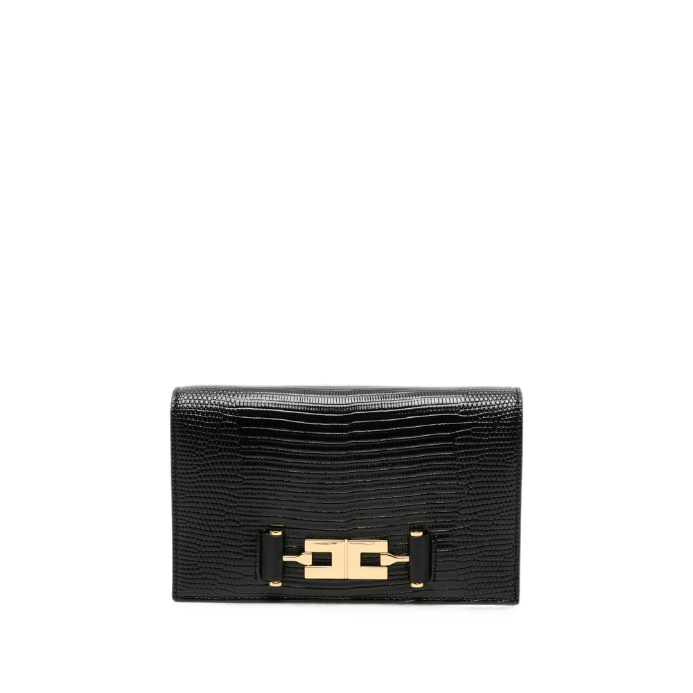 Elisabetta Franchi Shoulder Bag With Groumette Chain