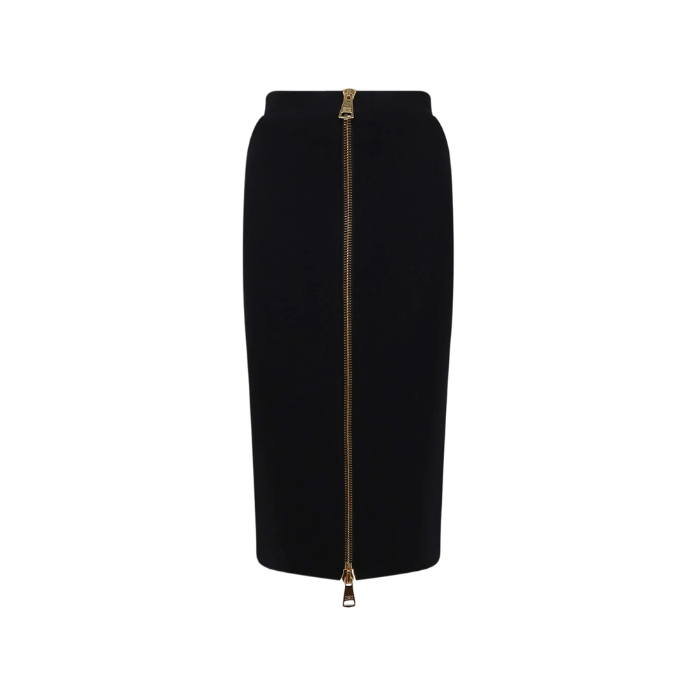 Elisabetta Franchi Midi Two-way-zip Skirt