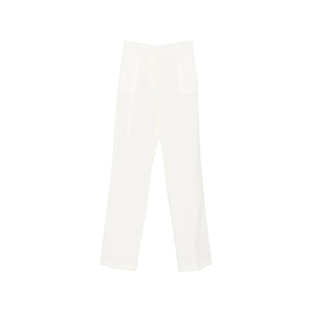 Elisabetta Franchi Pressed-crease Straight-leg Trousers