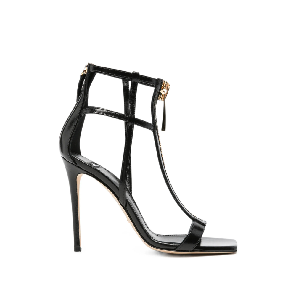Elisabetta Franchi Zip-detail Cage Sandals