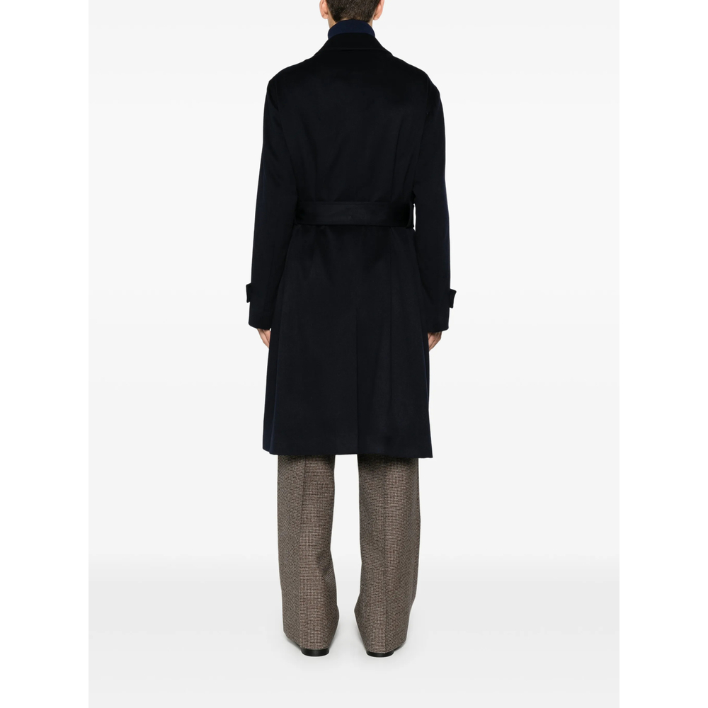 Belted Button-Up Coat