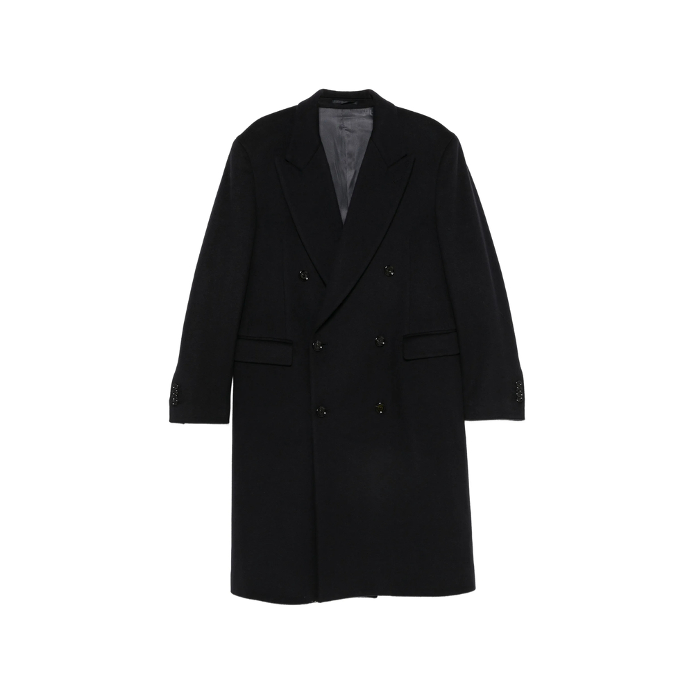 Lardini Double-breasted Peak-lapel Coat