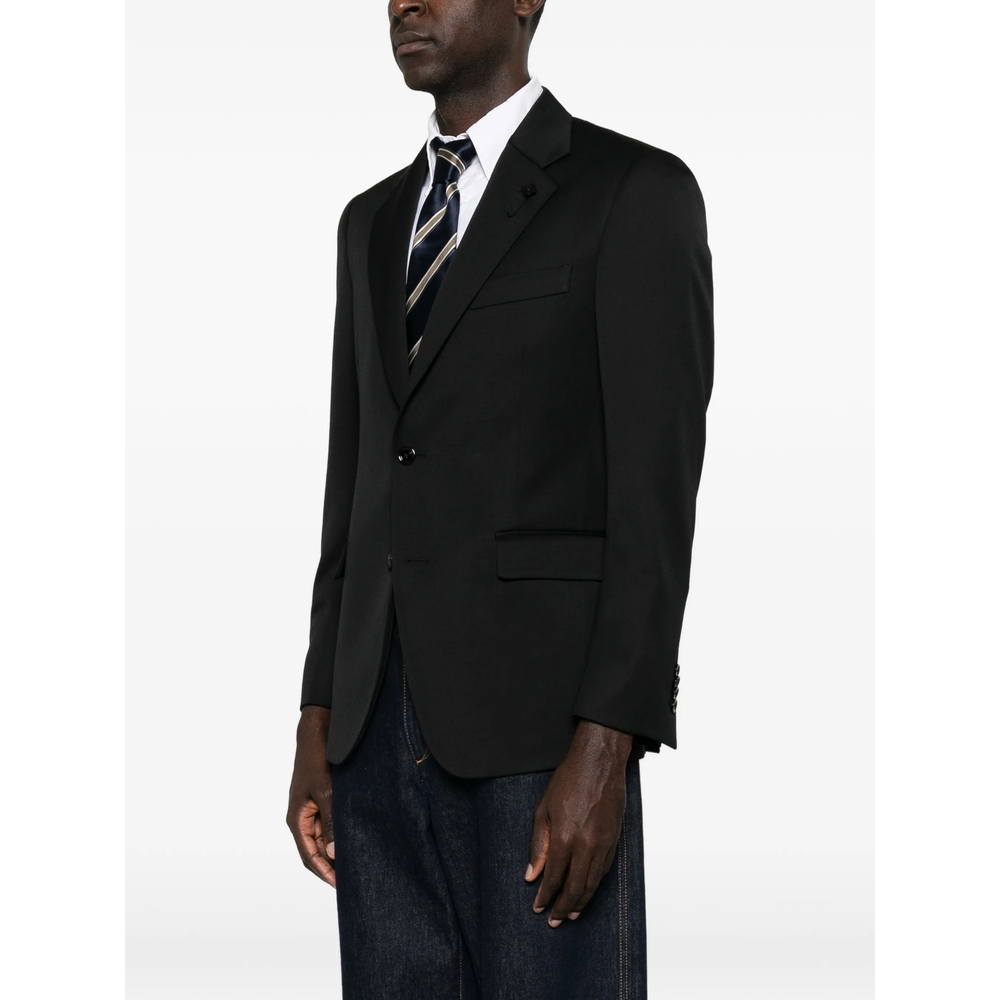 Single-Breasted Notched-Lapels Blazer