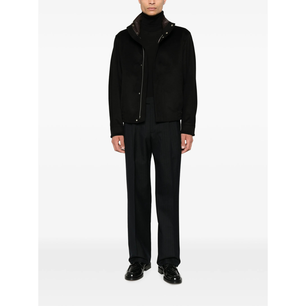 High-Neck Zip-Up Jacket