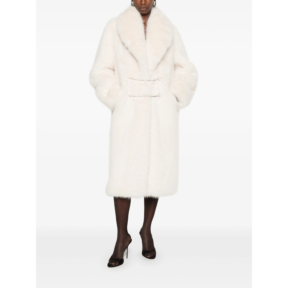 Chain-Detail Coat