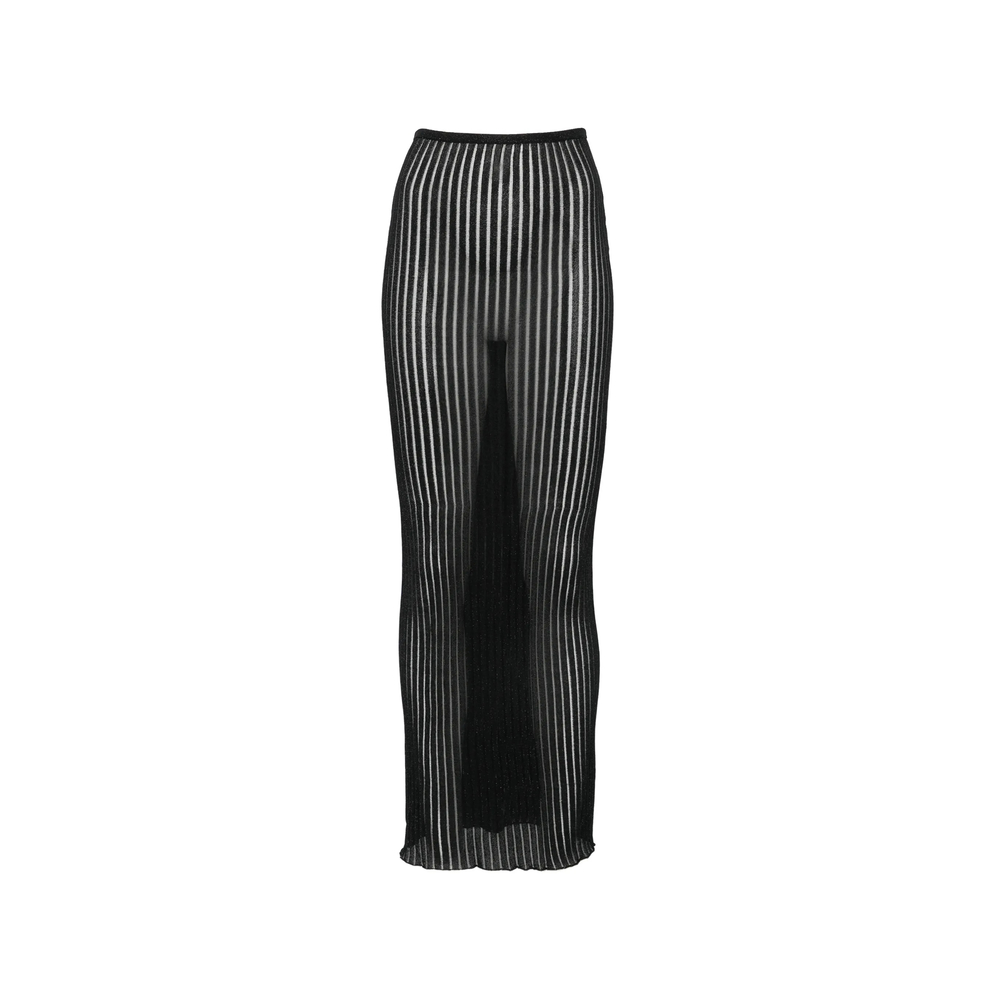 Dondup Sheer-knit Maxi Skirt