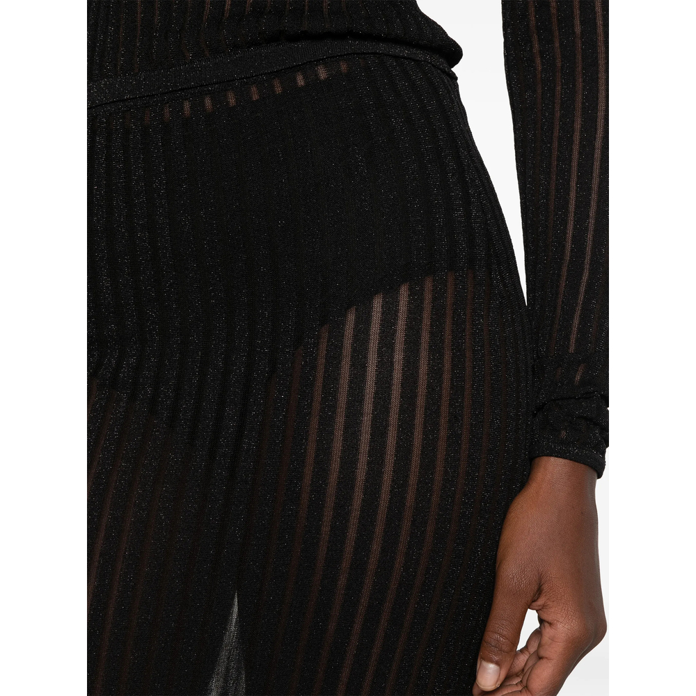 Sheer-Knit Maxi