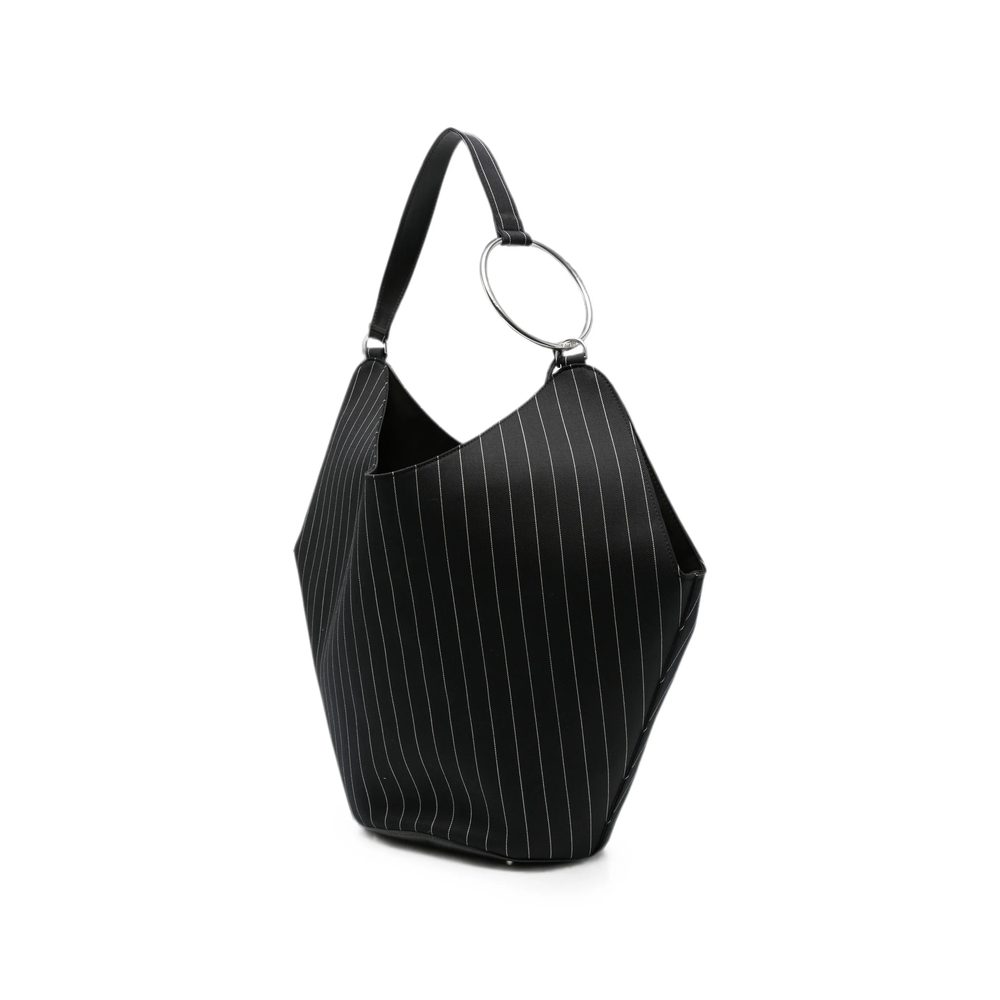 Large Pinstripe Tote Bag