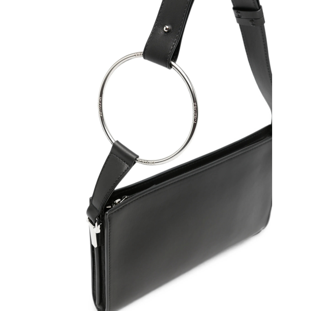 Ring-Detail Shoulder Bag