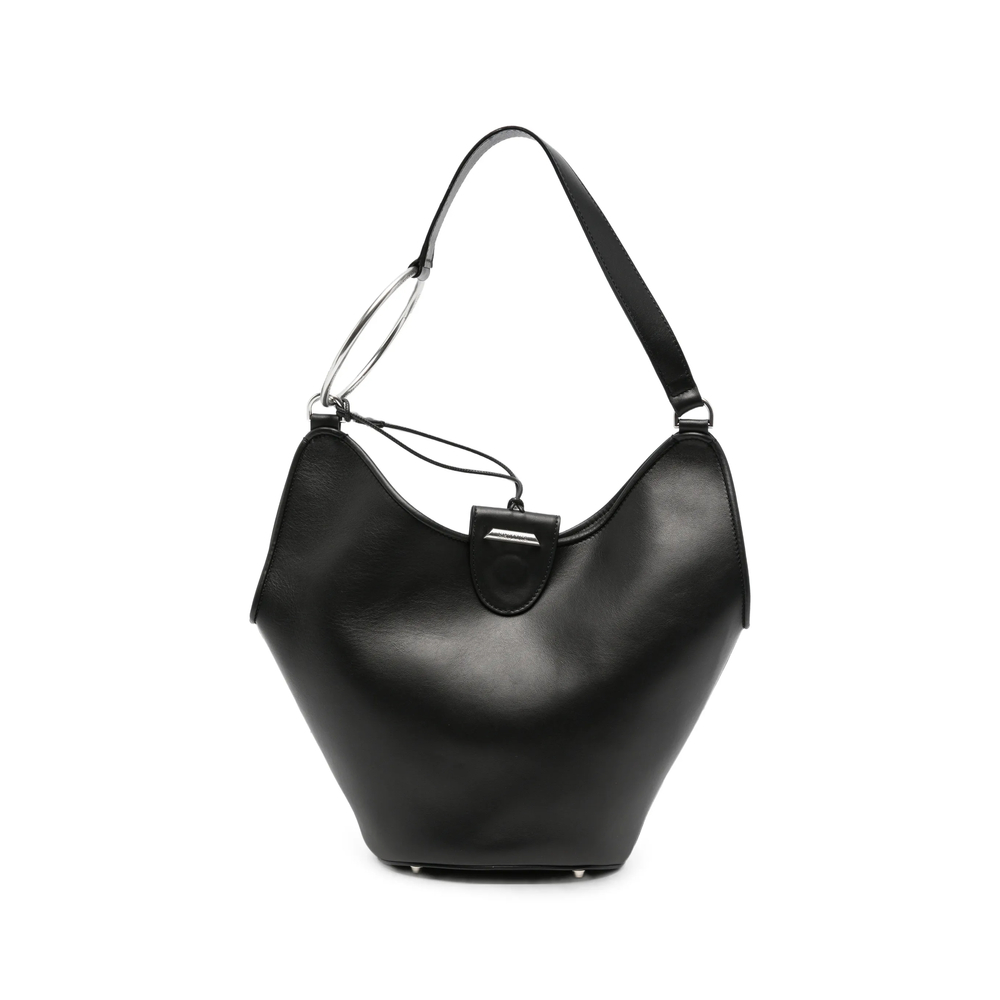 Dondup Ring-detail Leather Shoulder Bag