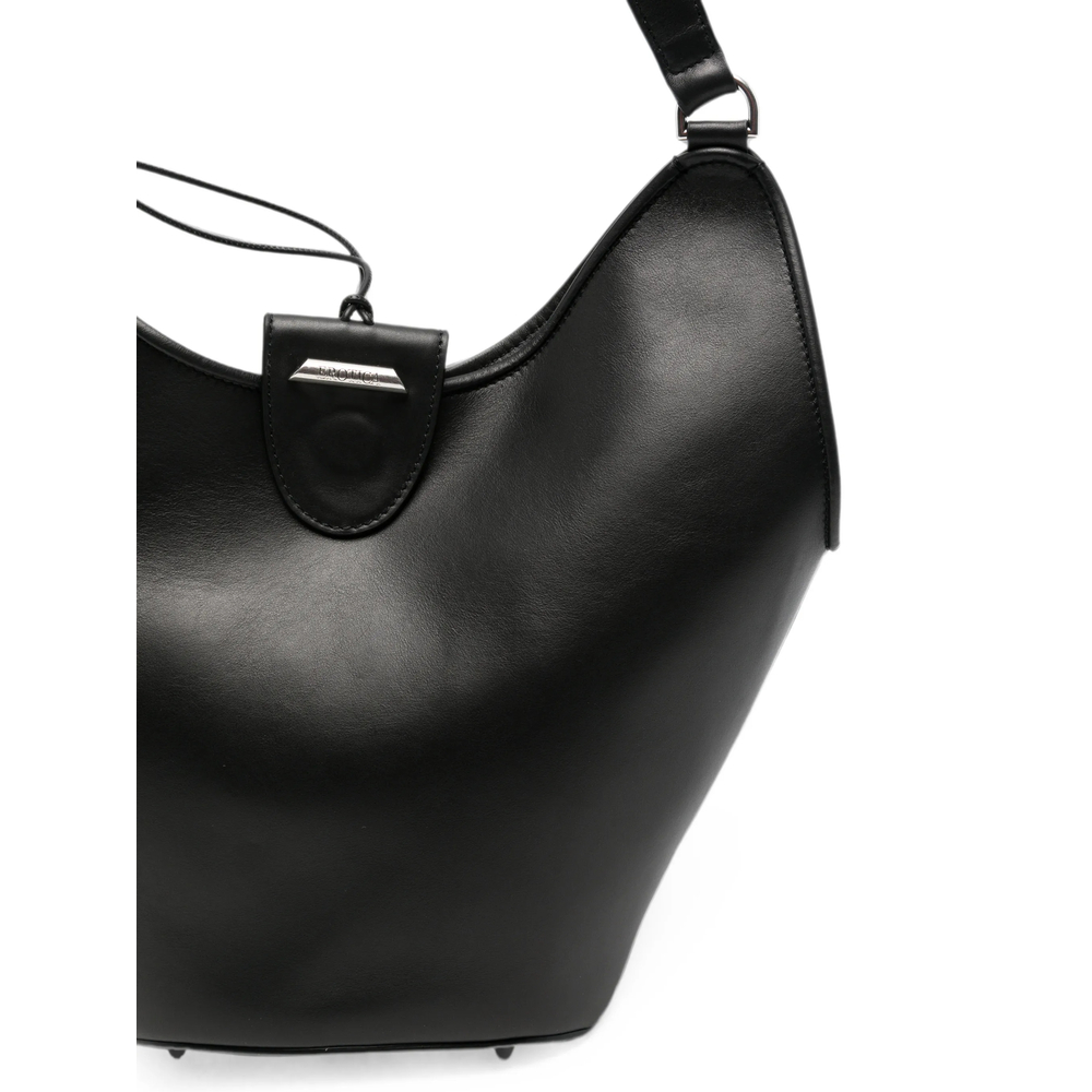 Ring-Detail Shoulder Bag