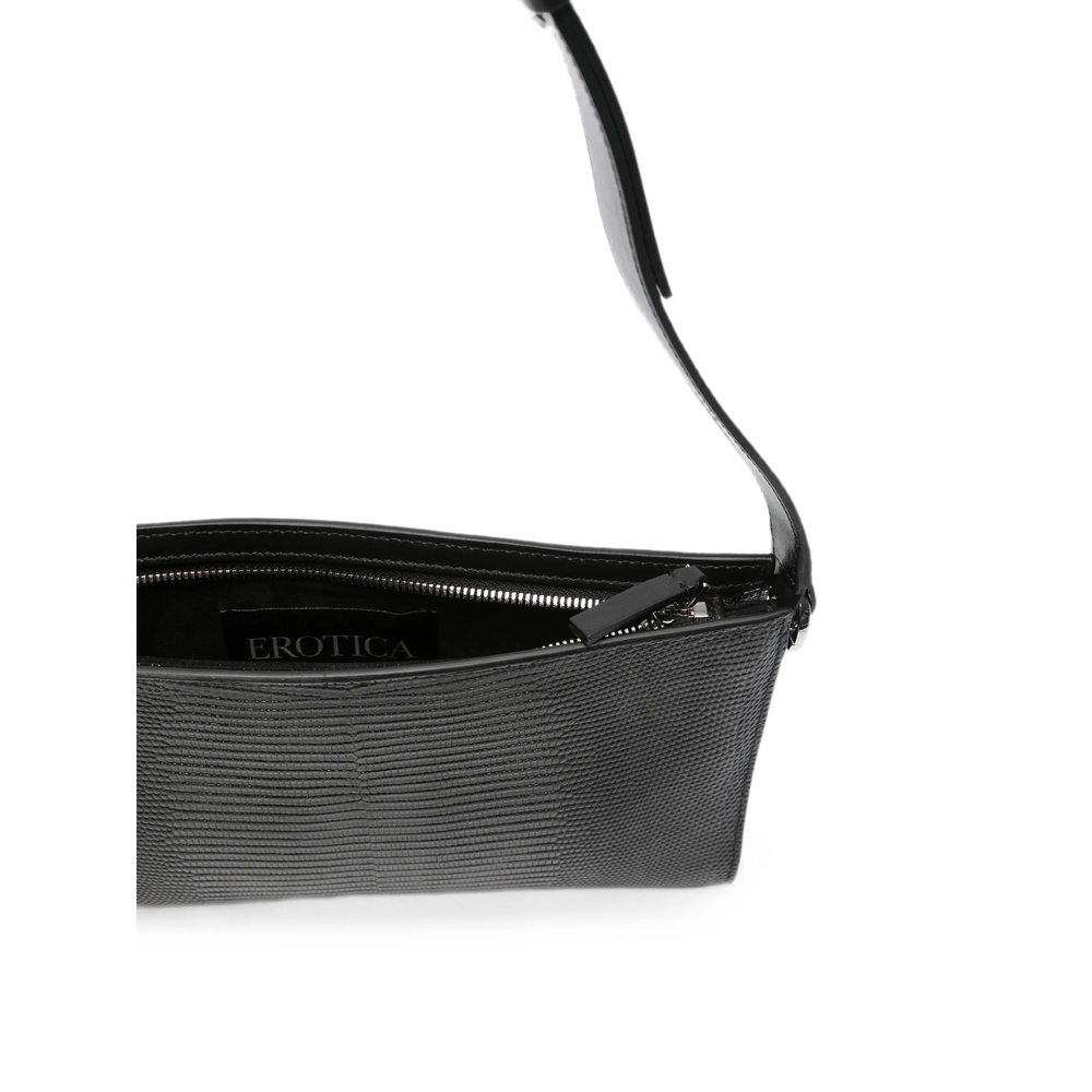 Lizard-Effect Tote Bag