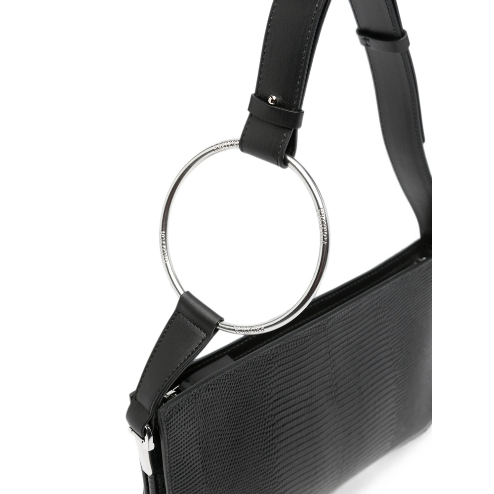 Lizard-Effect Tote Bag