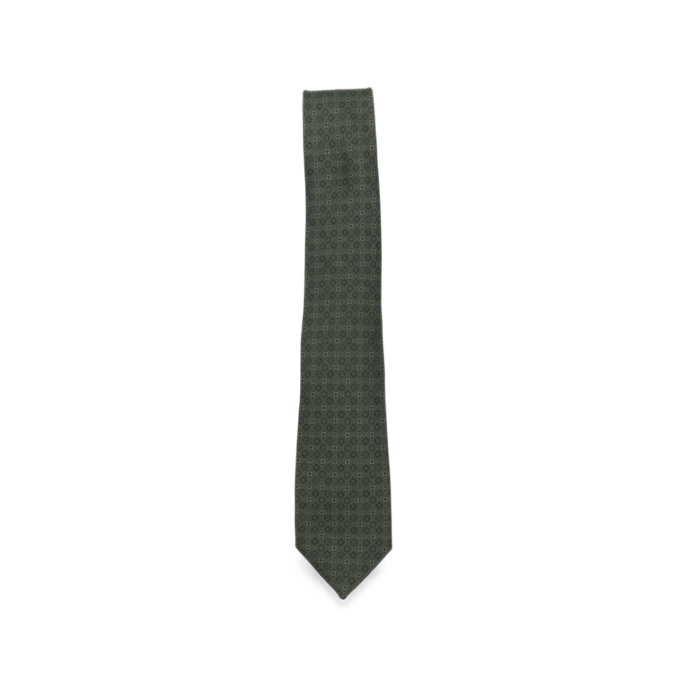 Ferragamo Micro-pattern Silk Tie