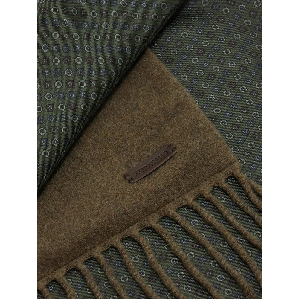 Ferragamo Double-face Patterned Scarf