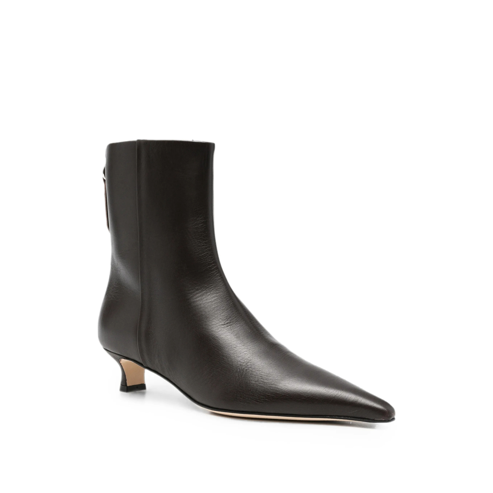 Zoe Pointed-Toe Kitten-Heel Boots