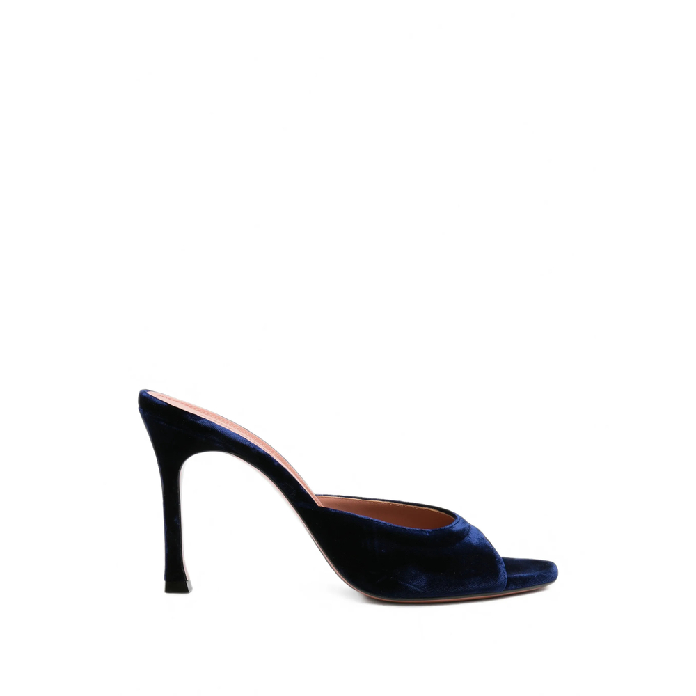 Amina Muaddi Alexa Velvet Sandals