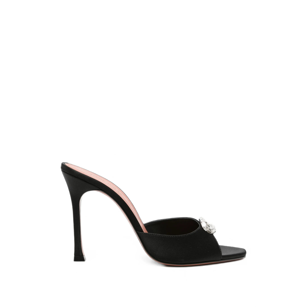 Amina Muaddi Mini Camelia Crystal-buckle Sandals