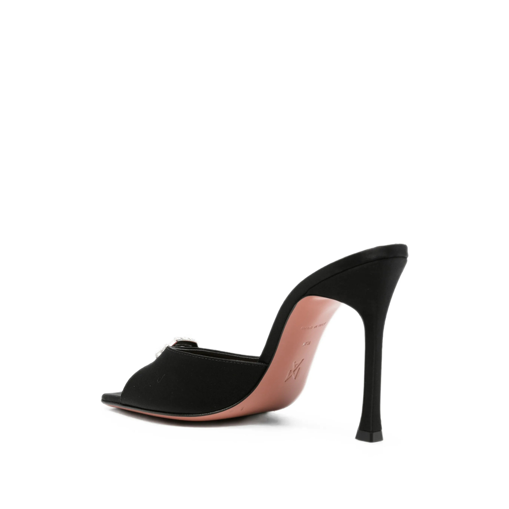 Mini Camelia Crystal-Buckle Sandals