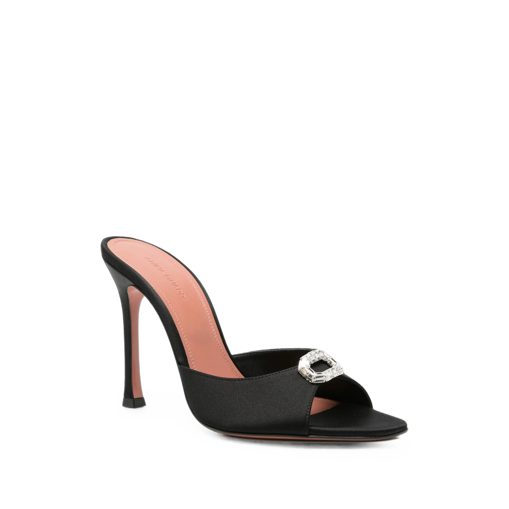 Mini Camelia Crystal-Buckle Sandals